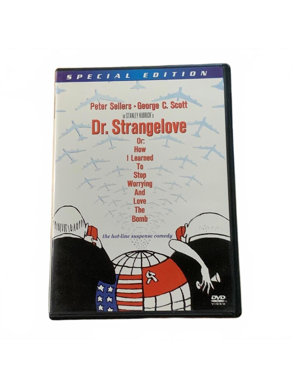 Dr. Strangelove Special Edition DVD w/ Case Stanley Kubrick Comedy War PG